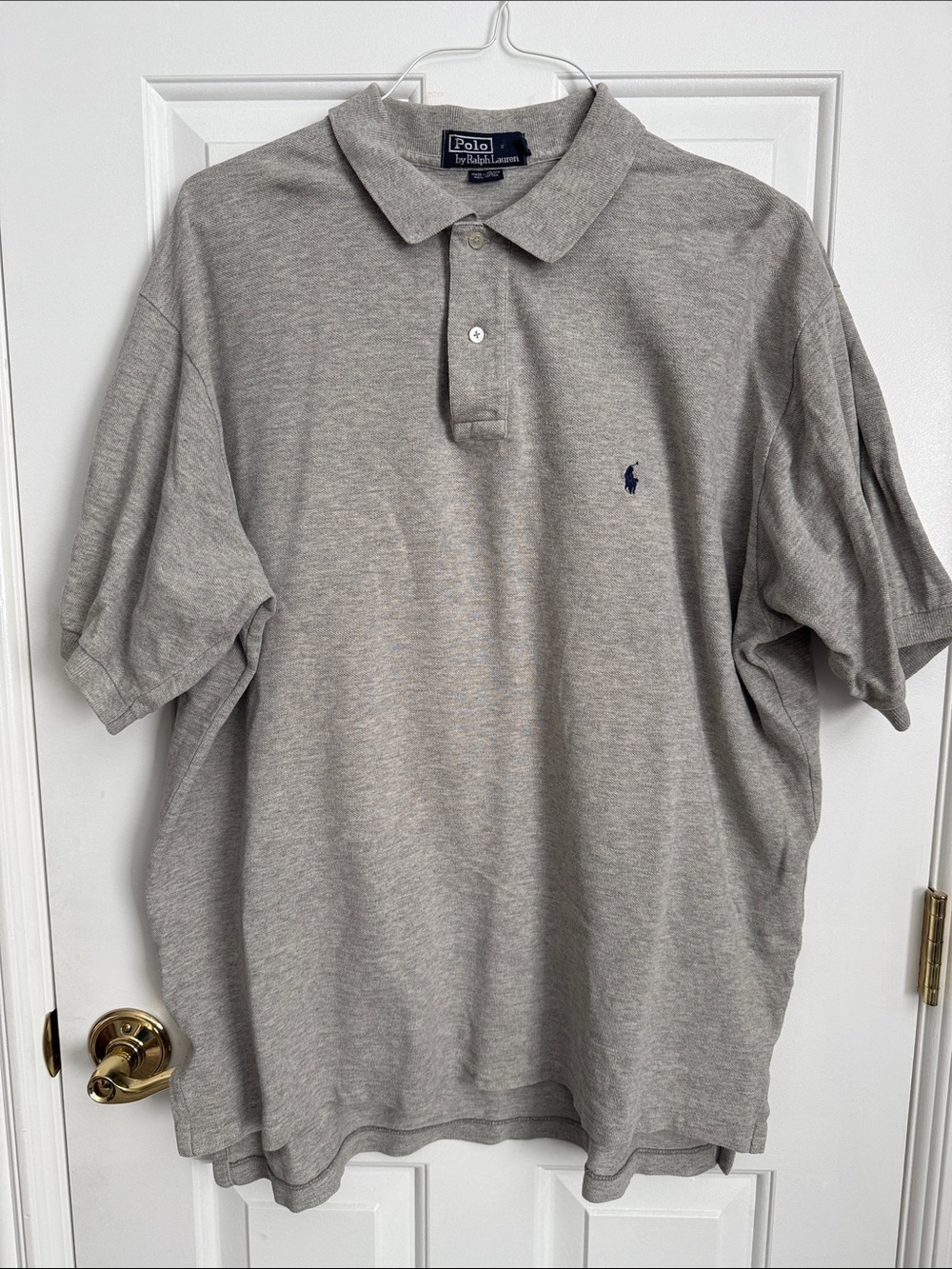 Polo by Ralph Lauren Grey Cotton Pique shirt - XL